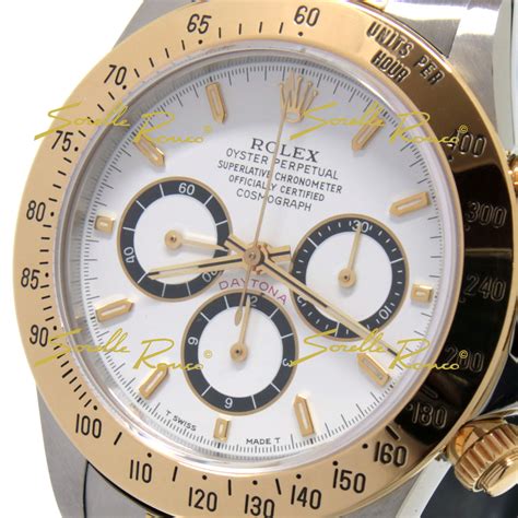 rolex daytona acciaio quadrante bianco usato|Rolex Daytona in oro bianco con quadrante di diamanti e zaffiro .